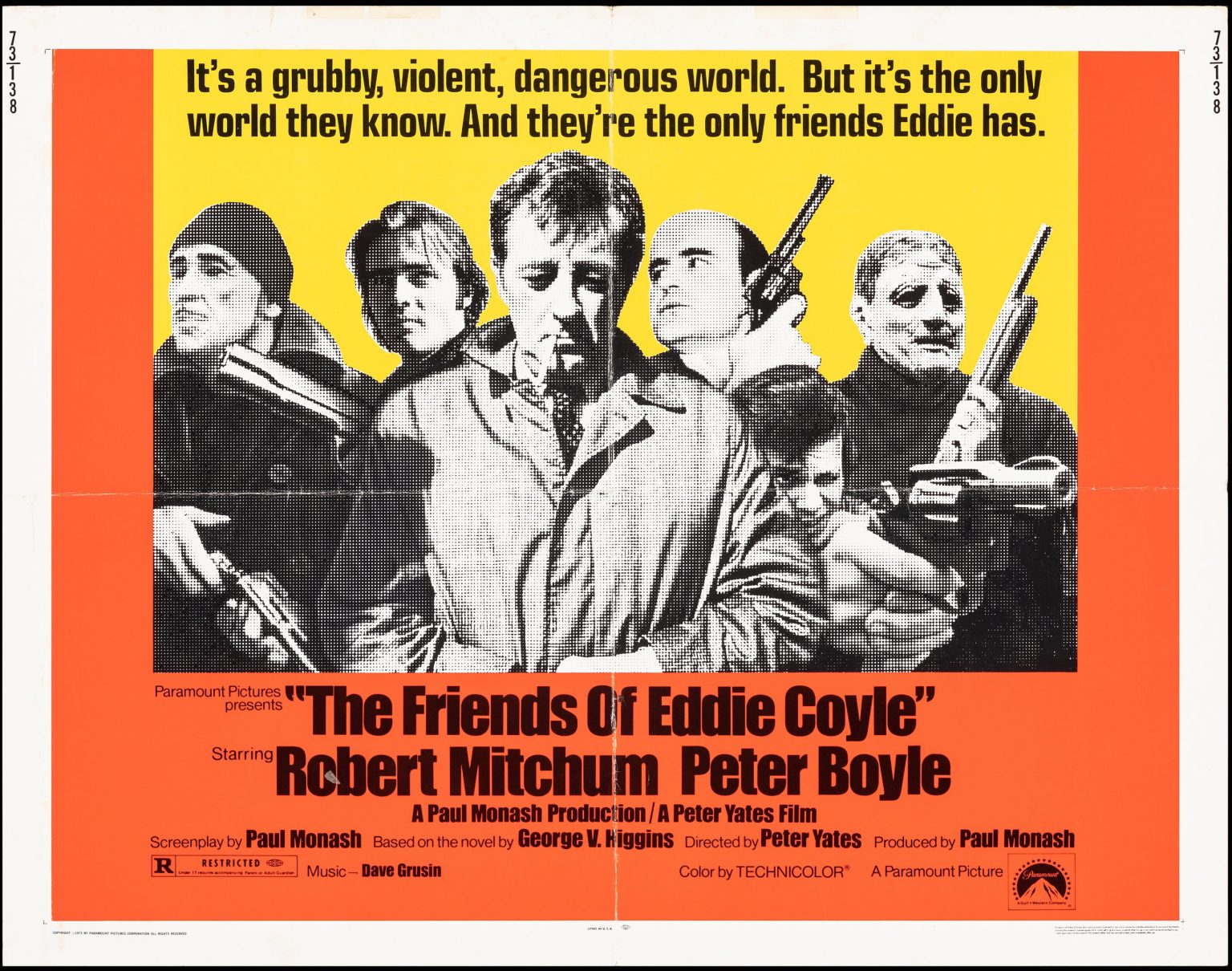 “The Friends Of Eddie Coyle” Original Quad Poster - Film Poster - Movie Poster